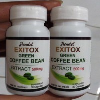 Jual Pelangsing Exitox Green Coffee Bean Asli Hendel Murah