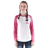 Baju Kaos Lengan Panjang Wanita Cewek Warna Putih Geearsy GY DVD 0743