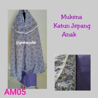Jual Mukena Katun Jepang Anak Ungu Murah Cantik dan Tidak Pasaran Murah
