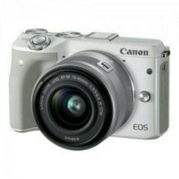 kamera canon EOS M3 kit 15-45 STM (READY BLACK DAN WHITE)