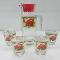 DRINK TEA SET SHARON / TEKO PITCHER KACA