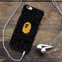 Bape Bathing iphone case 5s oppo f1s redmi note 3 pro s6 s7 Vivo