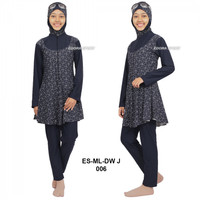 Baju Renang Muslimah JUMBO Big Size 4L dan 5L Dewasa ES-ML-DW