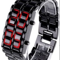 Jual Promo Jam Iron Samurai Tokyoflash Tokyo Flash KW Black Red LED Watch Murah