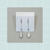 Jual Polite Gingerbread - Hook Pendant Earring Anting Statement (blue) Murah