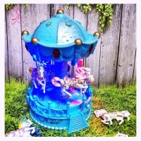 Jual Music Box Carousel Biru Best Quality Murah
