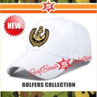 Jual Topi Baseball Bordir Topi Pelaut Marinir Maritim Putih Murah