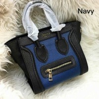 Tas wanita import celine nano 2 tone togo mini
