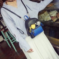 Tas Gendong Backpack Wanita Kecil - Biru