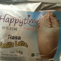 Jual Bubuk minuman / powder drink rasa vanilla latte Murah