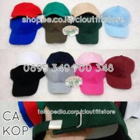 Jual Topi Baseball Premium Polos PENGAIT GESPER / Tumblr Cap Grade Original Murah
