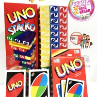 Jual UNO STACKO + UNO Card + 2 Dices ! (1 Package) Murah