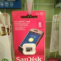 Micro Sd sandisk 8Gb Memory card kartu memori 8 gb class 10 sandish