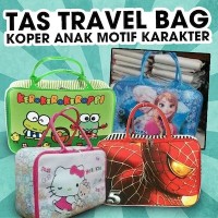 Jual Tas Travel Bag Koper Anak Motif Karakter. Stock Terbatas! Murah