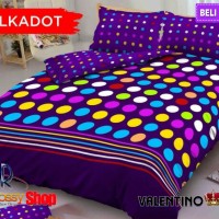 Jual Sprei Kintakun D’LUXE New Edition POLKADOT 3D 180 X 200 Ready Murah
