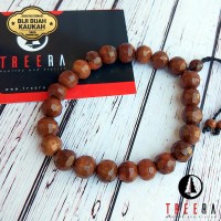 Gelang Original Kesehatan Kayu Kaukah Kokka Merica Cuting Nanas Coklat
