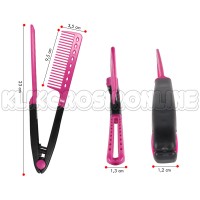 Jual TERLARIS / SISIR ION CLIP ON DESIGN STRAIGHT HAIR DOUBLE Model Sumpit Murah