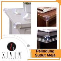 Jual Pengaman Sudut Meja Silikon Oval Transparan Pelindung Siku YC62 Murah