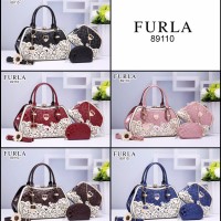 Tas Furla Luis Culture Glossy Perforated 3in1 Semi Ori 89110