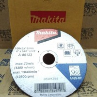 Batu Pisau Gerinda Makita 4inch - Potong Besi Cutting Disc 13600 rpm