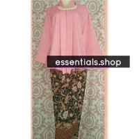 Jual Setelan Kebaya Floy Kutu Baru Luna Pink Murah