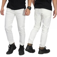 Jual Celana Jeans Skinny Putih Polos Murah