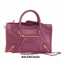 JUAL TAS BALENCIAGA CITY CLASSIC 30 CM ROSE DAHLIA GHW ORIGINAL