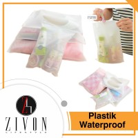 Jual Plastik untuk Pakaian Sepatu Waterproof Travelling Pouch UK L YC26 Murah