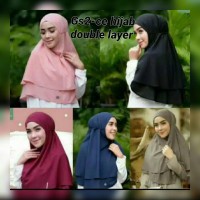 Jual hijab double layer Murah