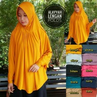 Jual HIJAB JILBAB KERUDUNG MURAH ALAYYAH LENGAN POLOS Murah