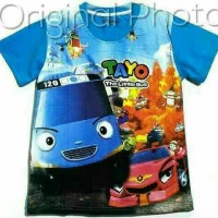 KAOS ANAK SIZE 1-6 TAYO THE LITTLE BUS PRINTING 2 | KAOS ANAK KARAKTER