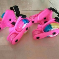 Jual Flashing Roller 4 Ban Karet Keren dan Berlampu Murah