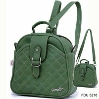 Terbaru..Tas gendong wanita hijau-tas cewek backpack murah Gf