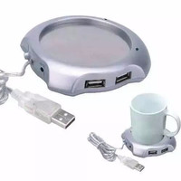 Jual PROMO Coffee Cup Warmer with 4 USB Ports Hub TERMURAH Murah