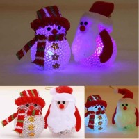 Jual DEKORASI POHON NATAL LED SNOWMAN MURAH - 1374 Murah
