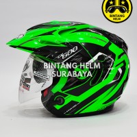 Helm NHK Aviator CBR 600 Green Fluo