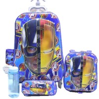 Jual Tas Trolley Samurai 6 Roda 6 Dimensi Civil War Iron Vs Captain 4 in 1 Murah