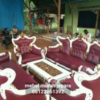 sofa tamu inul, kursi tamu jati, mebel jepara