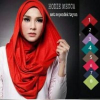 Jual hijab jilbab kerudung instan LONG HOODY MECCA/LONG HANA Murah