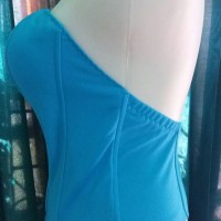 Jual bustier polyester lowback tulang 8 turkis Murah