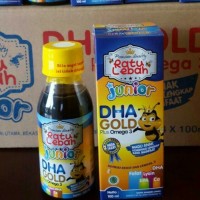 Jual MADU ANAK RATU LEBAH JUNIOR DHA GOLD PLUS OMEGA 3 Murah