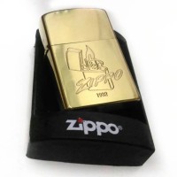 Jual ZIPPO DENTING 2X GOLD INCLUDE BOX|MURAH|PROMO Murah