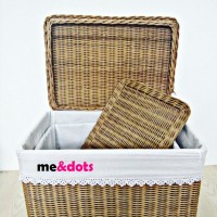 Jual Keranjang Toy Box Coklat Murah