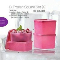 Jual frozen square set Tupperware Murah