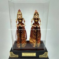 Jual Wayang Golek Rama dan Shinta miniatur Base Acrylic Murah