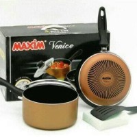 Jual Maxim Venice Wajan Frypan Panci Set Isi 5 Murah