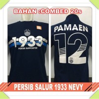 Jual kaos oblong persib Bandung salur 1933 navy viking bobotoh combed 20s Murah