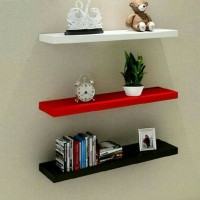 Jual 3 pcs rak melayang cantik kamar cewek rak gantung floating shelves Murah