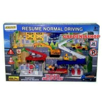 DIECAST TRUCK CONSTRUCTION ROAD RESCUE MODEL A MAINAN MOBIL ALAT BERAT