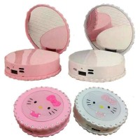 Jual Powerbank Hello Kitty Blink Dan Cermin 12.000 Mah Murah